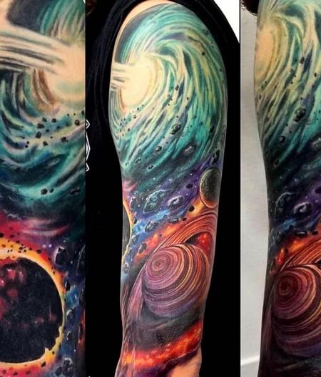 H. Adams - Outer space tattoo